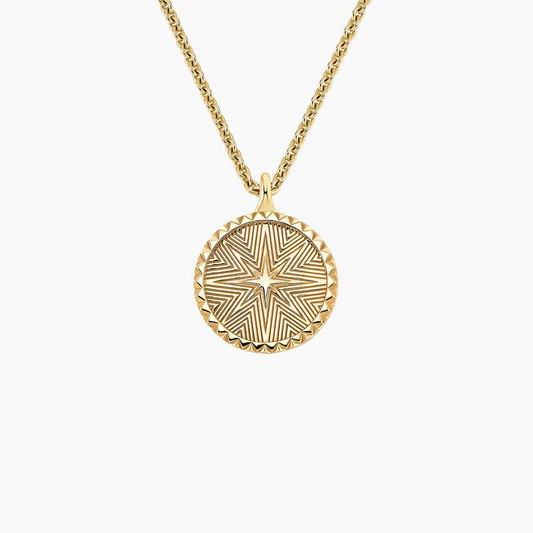 Lab Grown Diamond Mini Star Medallion Pendant