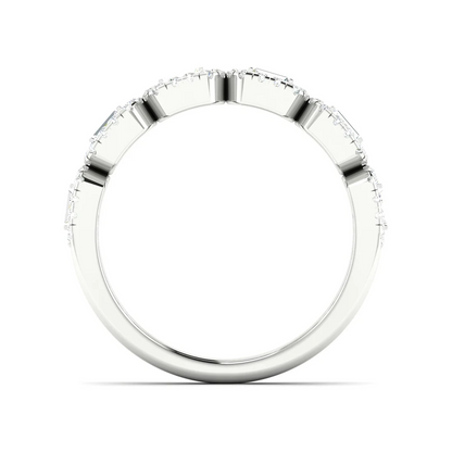 0.50Ctw Lab Grown Diamond Stackable Wedding Band