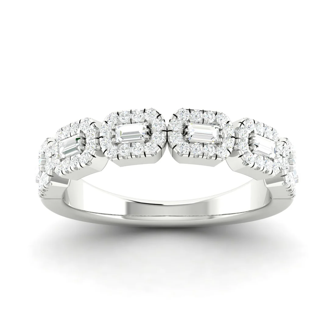 0.50Ctw Lab Grown Diamond Stackable Wedding Band