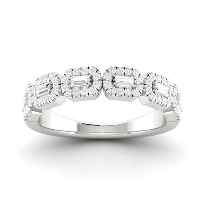 0.50Ctw Lab Grown Diamond Stackable Wedding Band