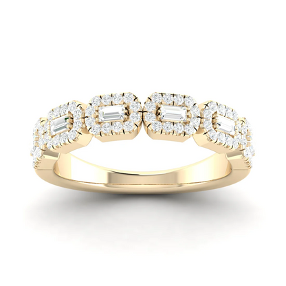 0.50Ctw Lab Grown Diamond Stackable Wedding Band