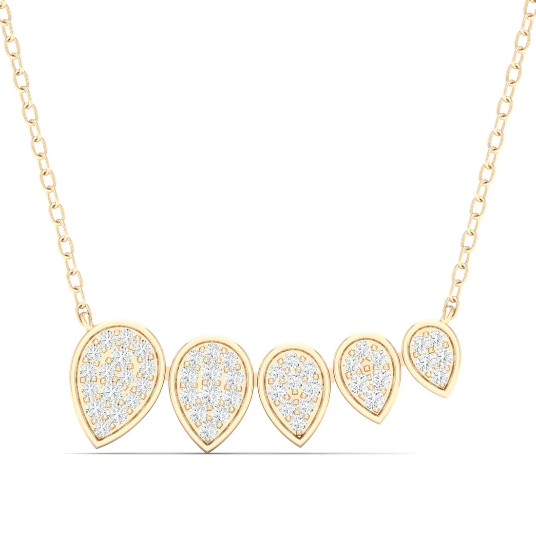 0.20 CTW Lab Grown Diamond Pear Shape Pendant