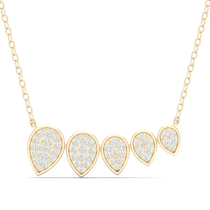 0.20 CTW Lab Grown Diamond Pear Shape Pendant