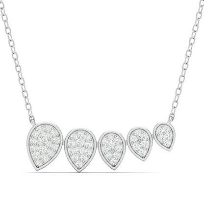 0.20 CTW Lab Grown Diamond Pear Shape Pendant