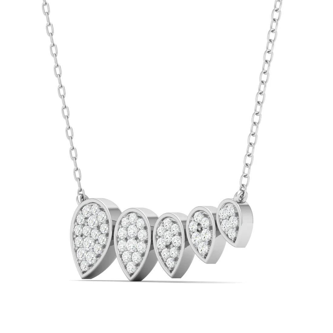 0.20 CTW Lab Grown Diamond Pear Shape Pendant