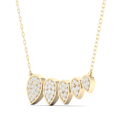 0.20 CTW Lab Grown Diamond Pear Shape Pendant