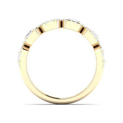 0.50Ctw Lab Grown Diamond Stackable Wedding Band