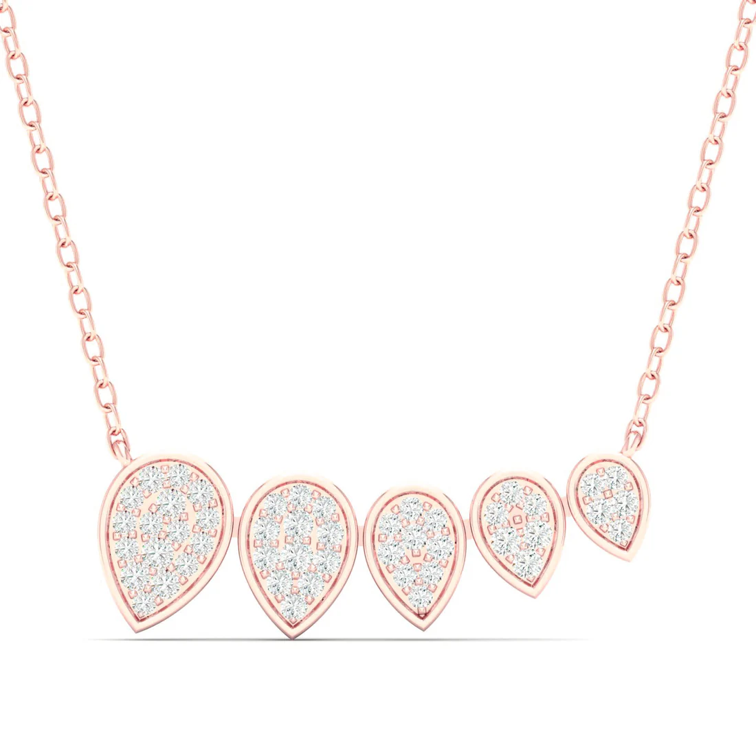 0.20 CTW Lab Grown Diamond Pear Shape Pendant