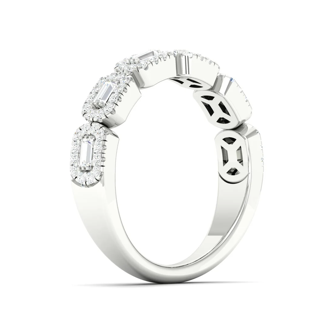 0.50Ctw Lab Grown Diamond Stackable Wedding Band