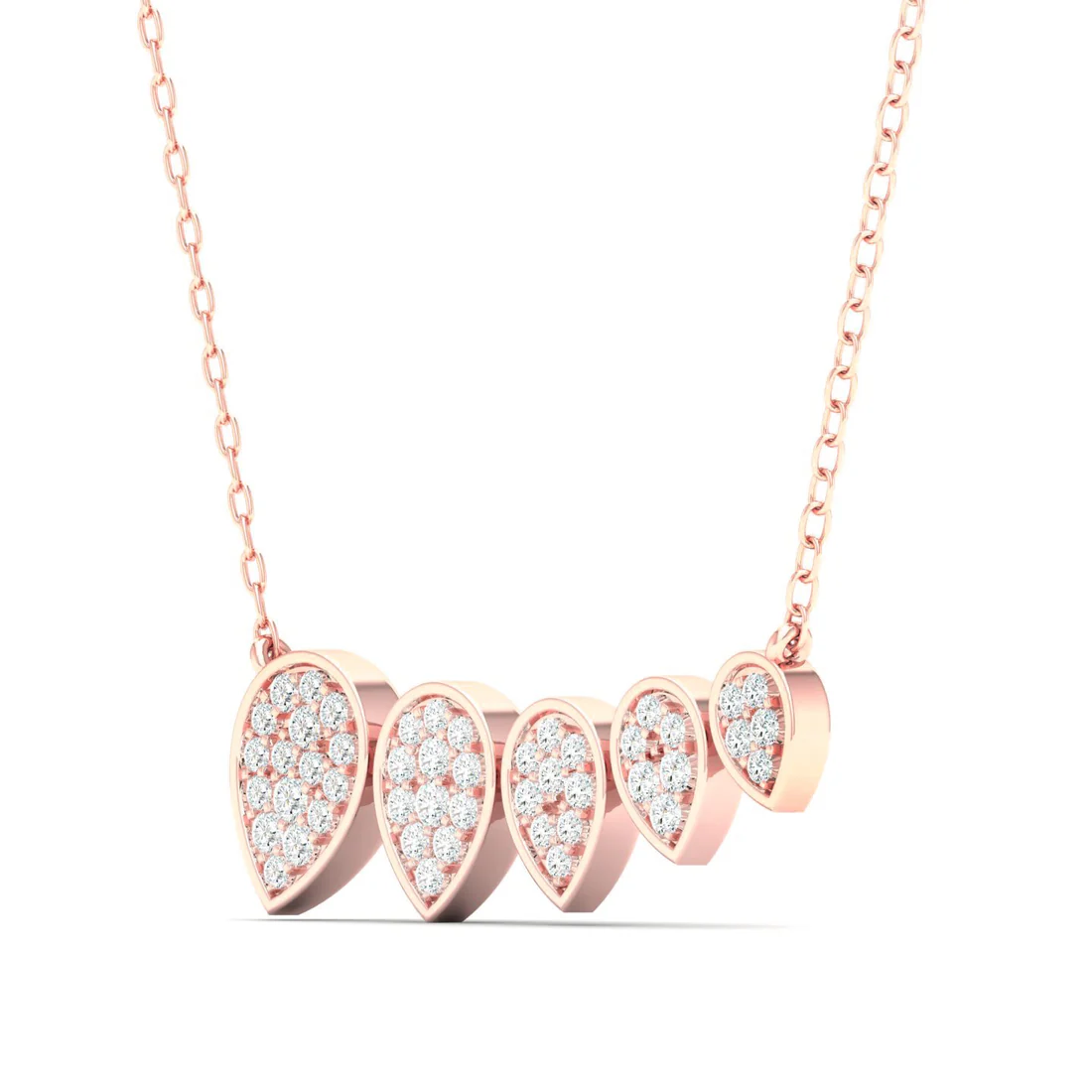 0.20 CTW Lab Grown Diamond Pear Shape Pendant