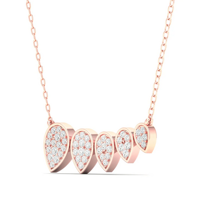 0.20 CTW Lab Grown Diamond Pear Shape Pendant