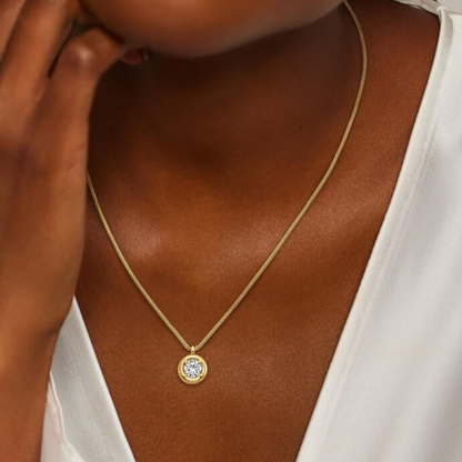 1 CTW Lab Grown Diamond Custom Andrea Pendant