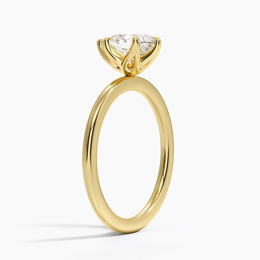 1CT Pear Lab Grown diamond Solitaire Ring