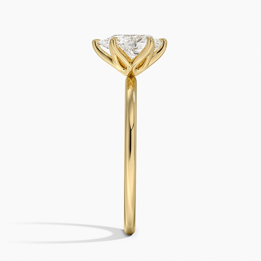 1CT Pear Lab Grown diamond Solitaire Ring