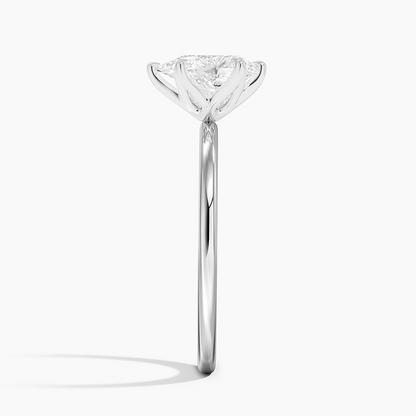 1CT Pear Lab Grown diamond Solitaire Ring