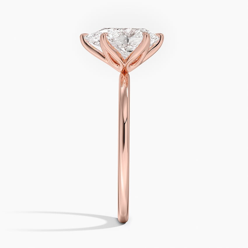1CT Pear Lab Grown diamond Solitaire Ring