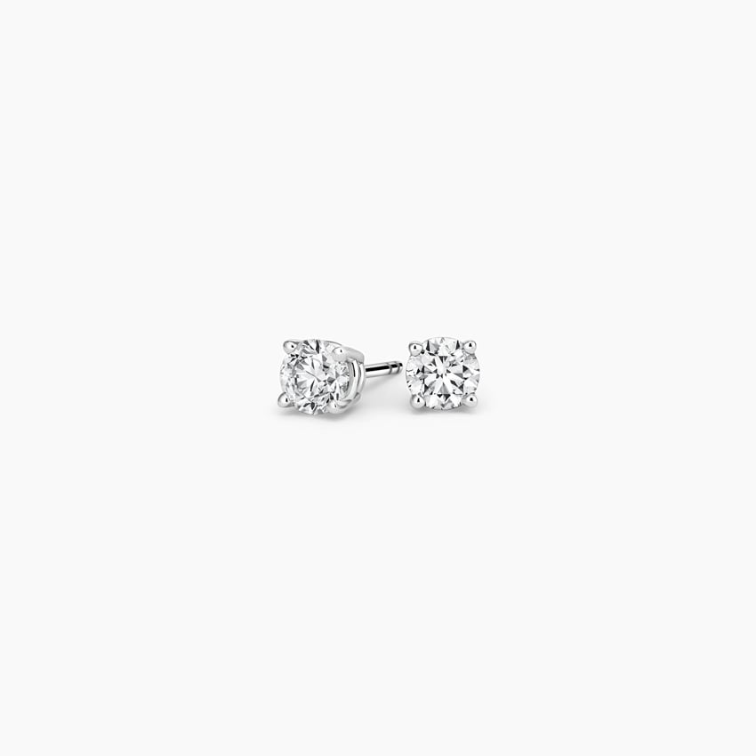 Perfect 1/5 CTW 4-Prong Diamond Stud Earrings