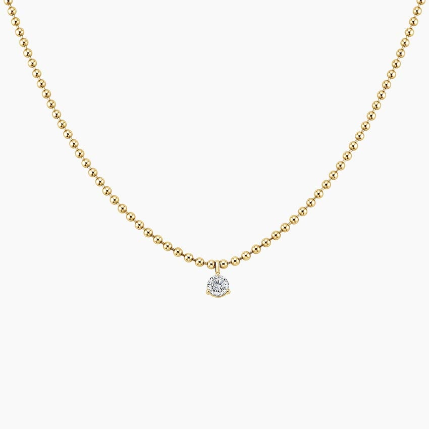 2/5 CTW Lab Grown Diamond Custom Solitaire Pendant