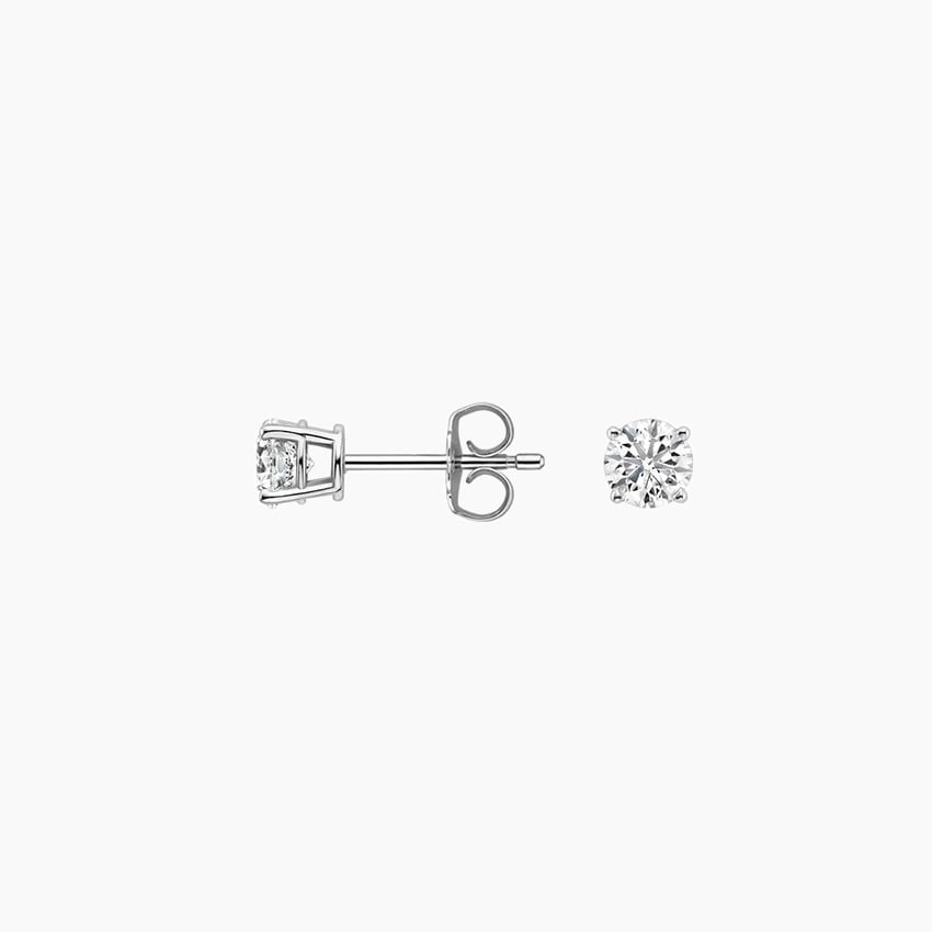Perfect 1/5 CTW 4-Prong Diamond Stud Earrings