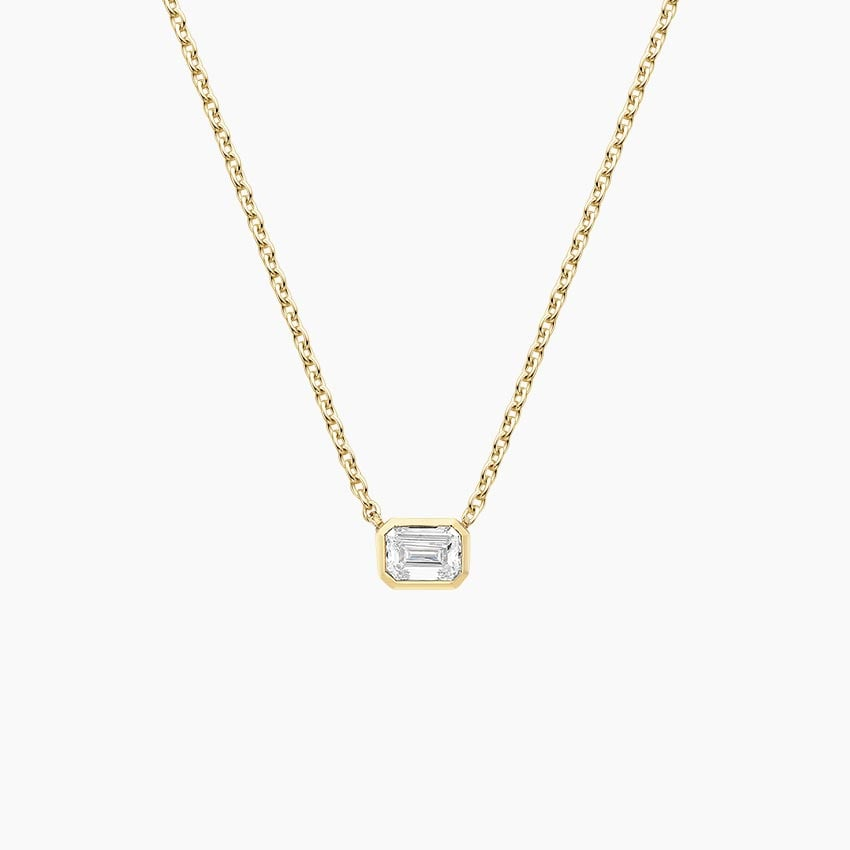 1/4 CTW Lab Grown Diamond Emerald Cut Pendant