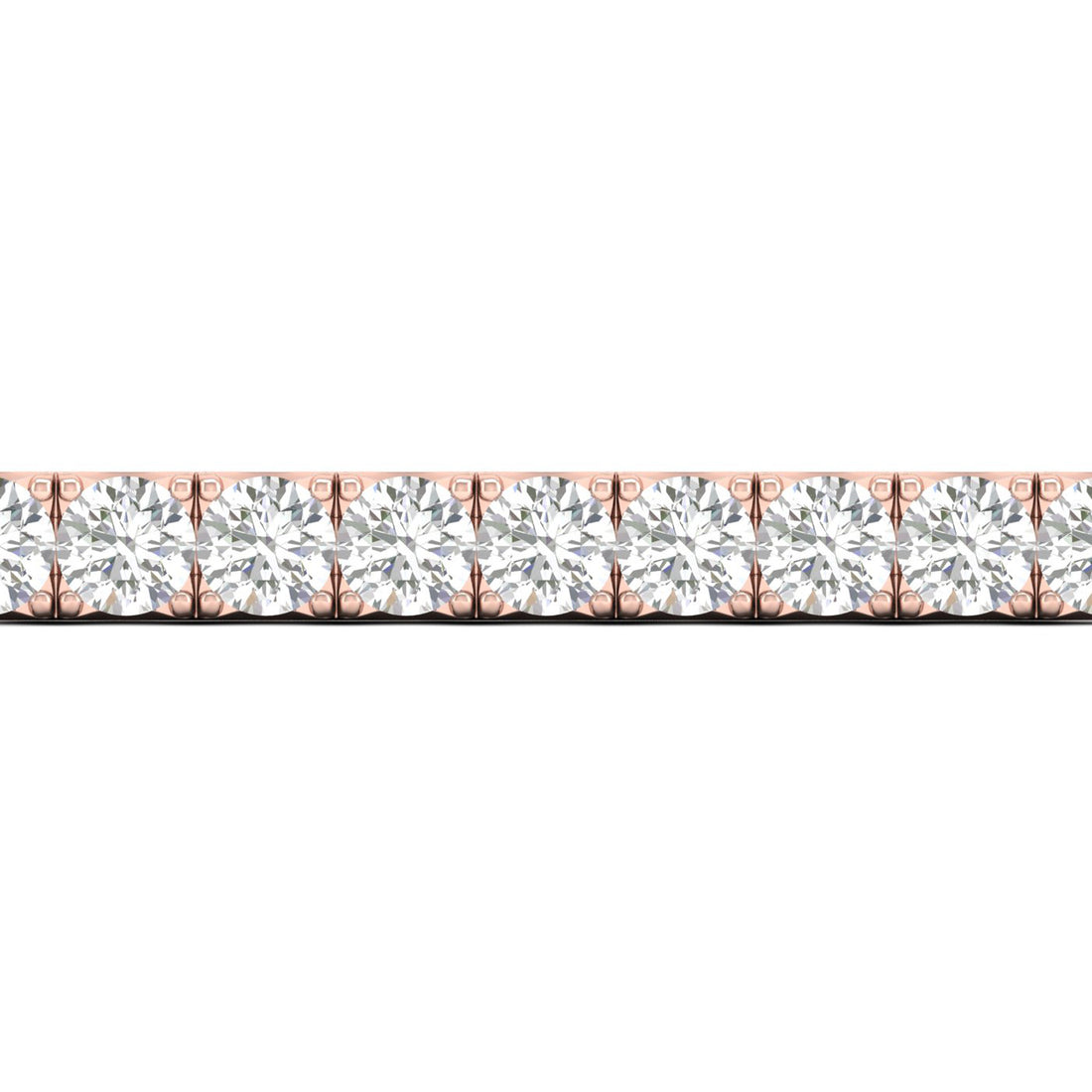 15.00CTW Four Prong Round Lab Grown Diamond Classic Tennis Bracelet