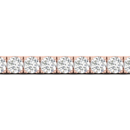 15.00CTW Four Prong Round Lab Grown Diamond Classic Tennis Bracelet
