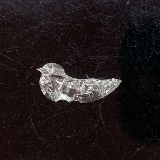 Unique Bird Shape Lab Grown CVD Diamond  customdiamjewel   