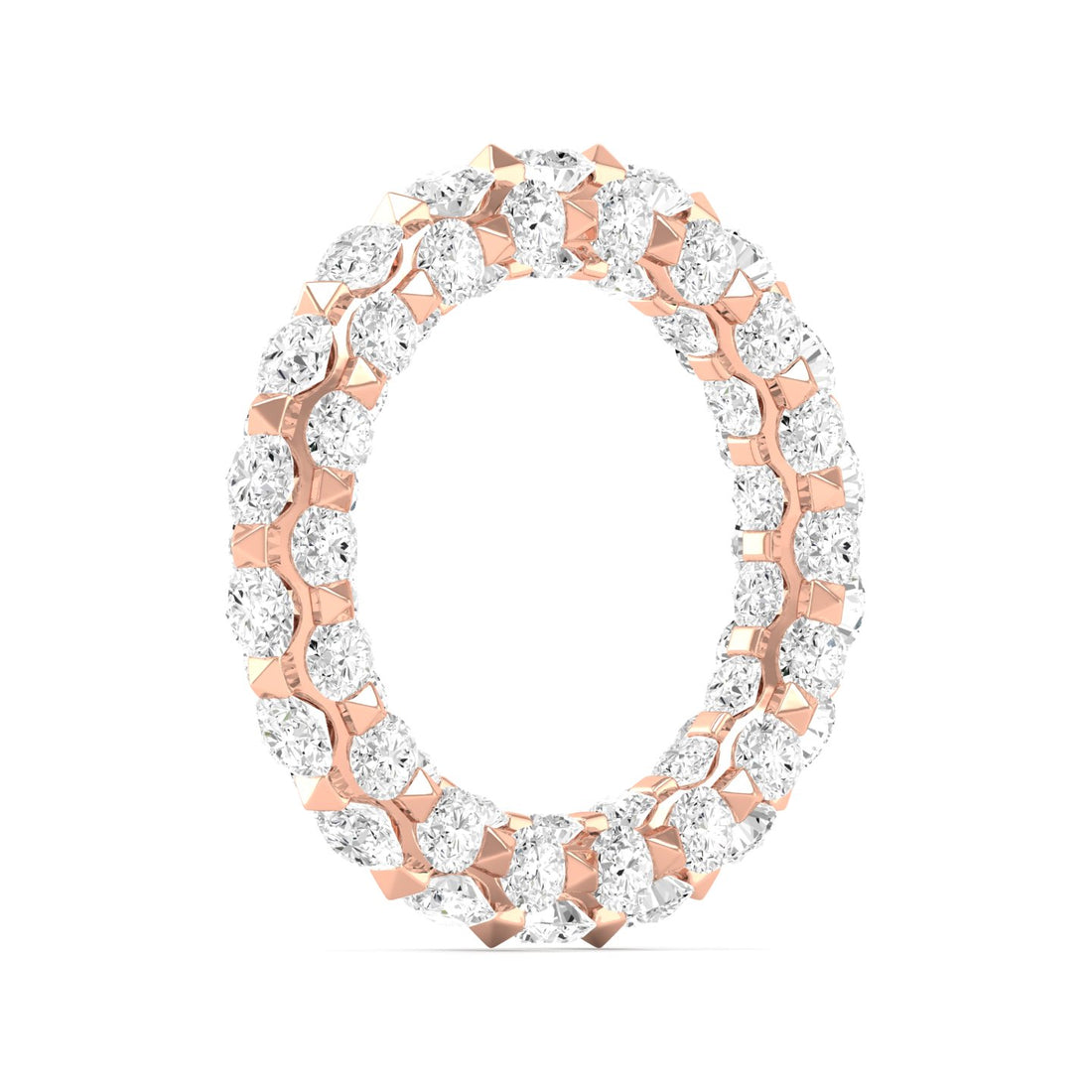 7 1/10 CTW Eternal Micro Prong Eternity Lab Grown Diamond  Wedding Band