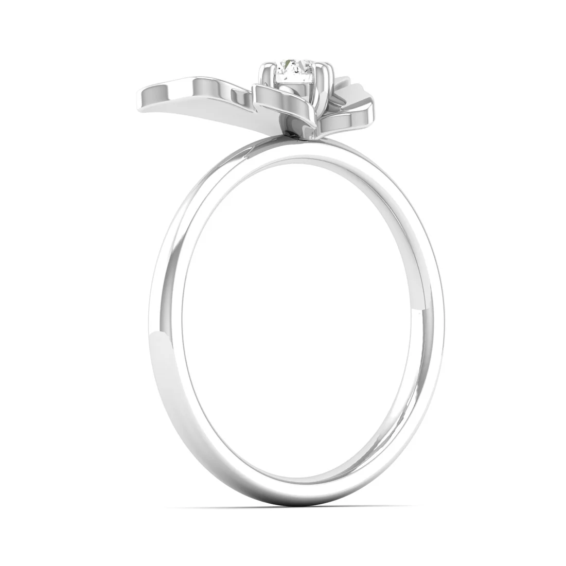 0.16Ctw Lab Grown Diamond Butterfly Ring