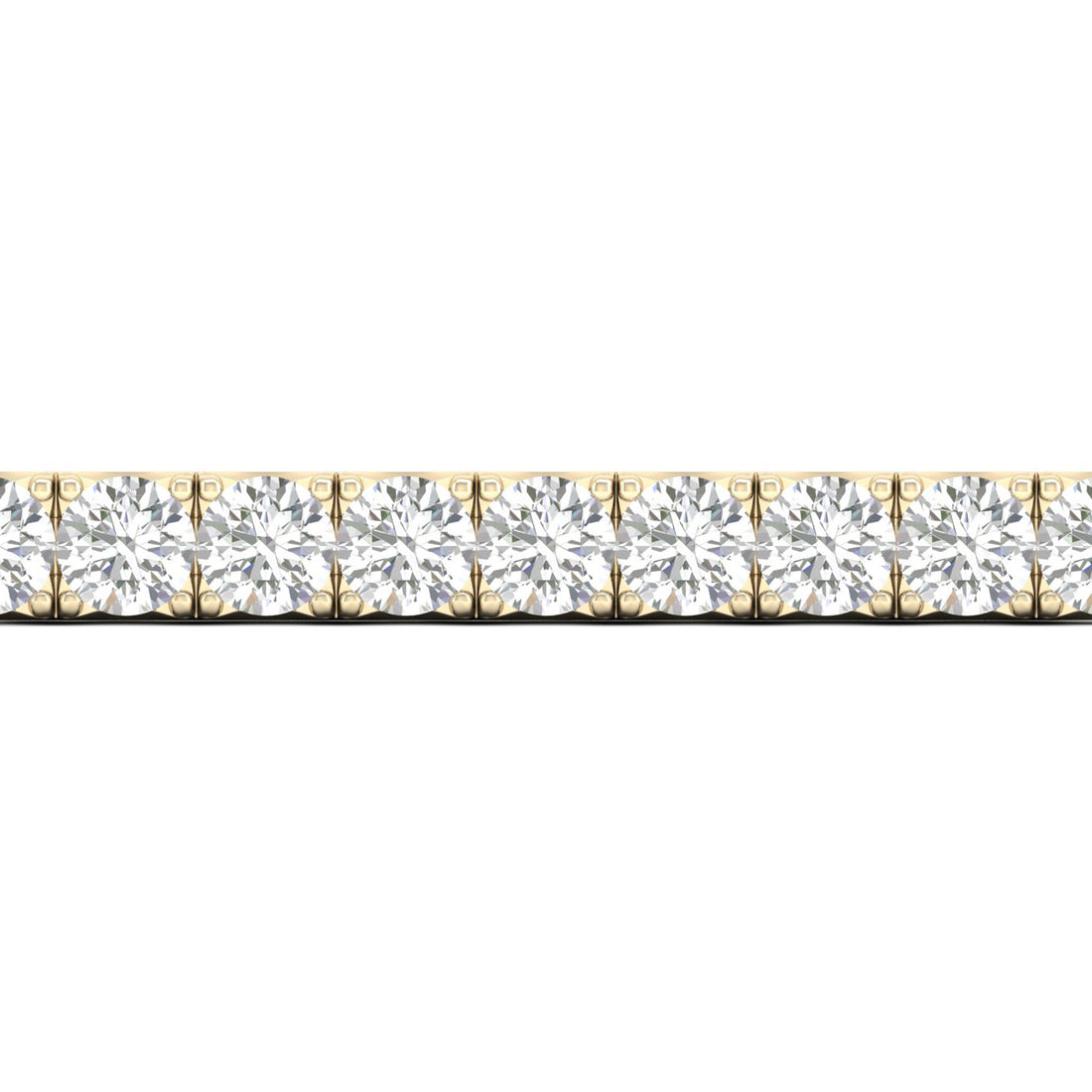 15.00CTW Four Prong Round Lab Grown Diamond Classic Tennis Bracelet