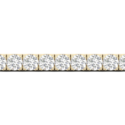15.00CTW Four Prong Round Lab Grown Diamond Classic Tennis Bracelet