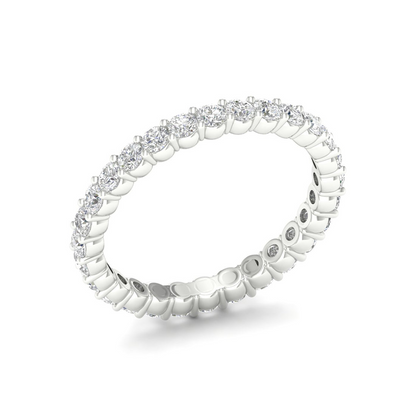 1 CTW Round Eternity Lab Grown Diamond Wedding Band