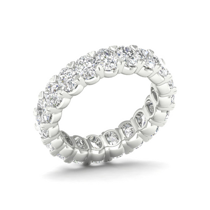 4 CTW Oval Eternity Lab Grown Diamond Wedding Band