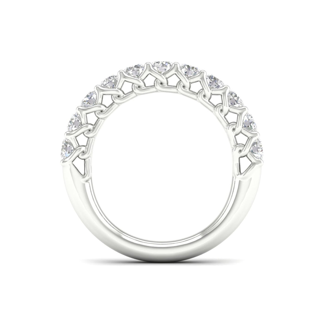 1 CTW Entwine Anniversary Lab Grown Weddign Band