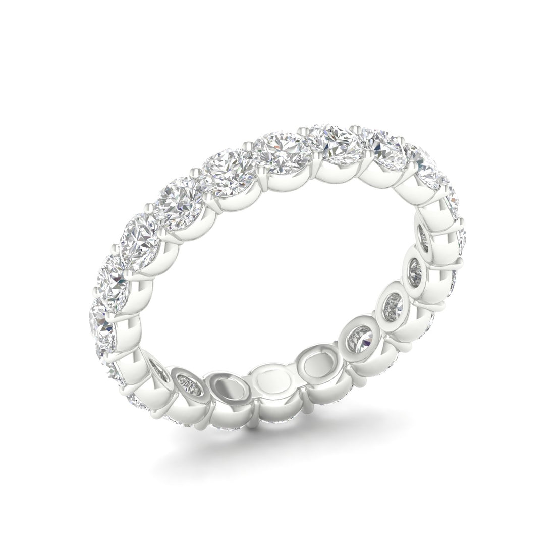 2 CTW Round Eternity Lab Grown Diamond Wedding Band