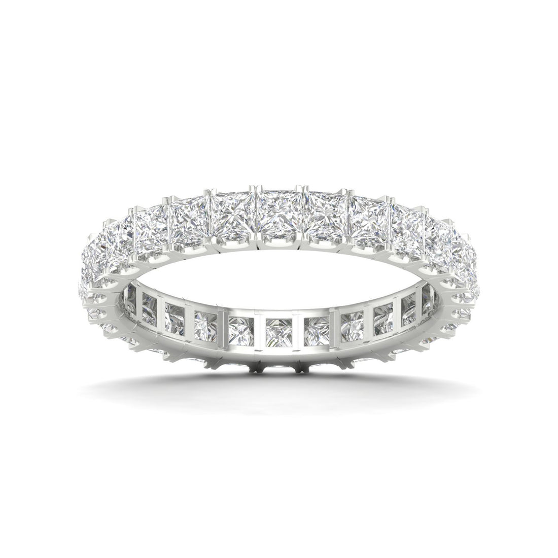 2 CTW Princess Eternity Lab Grown Diamond Wedding Band
