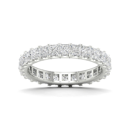 2 CTW Princess Eternity Lab Grown Diamond Wedding Band