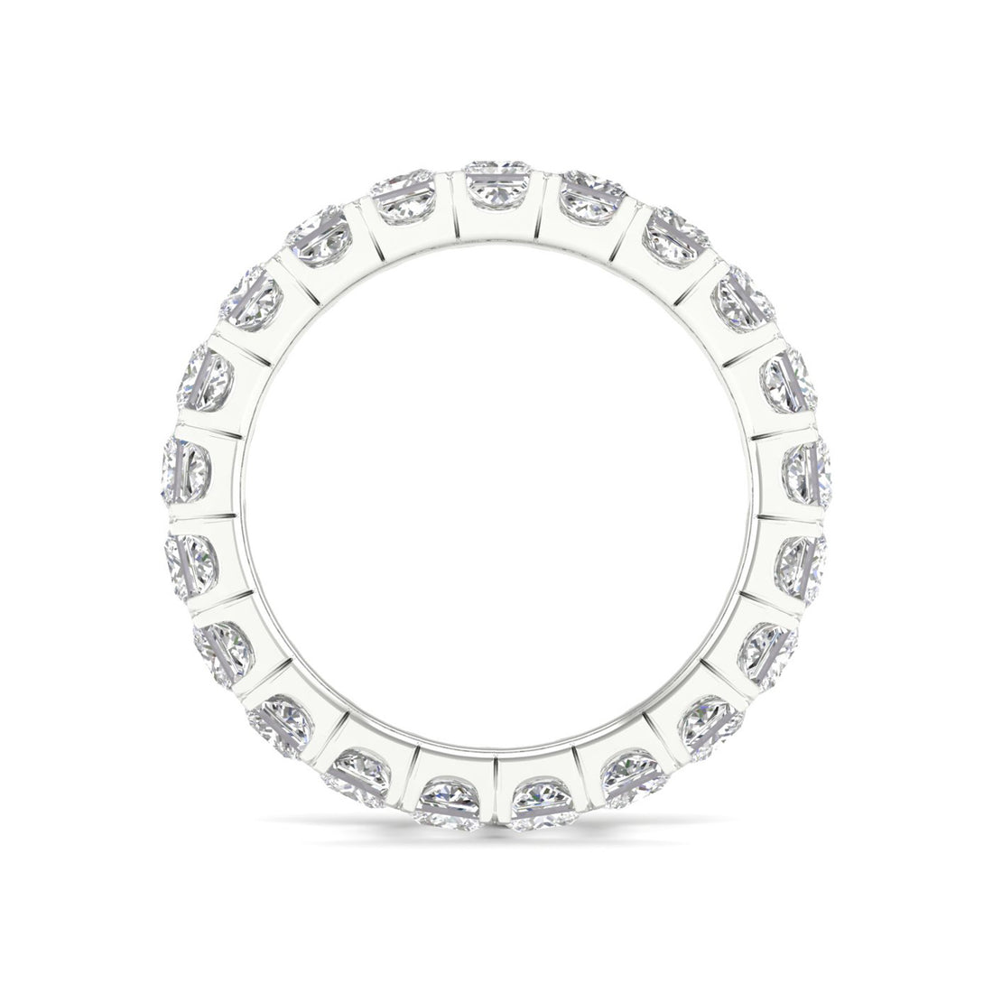 3 CTW Princess Diamond Eternity Lab Grown Diamond Wedding Band