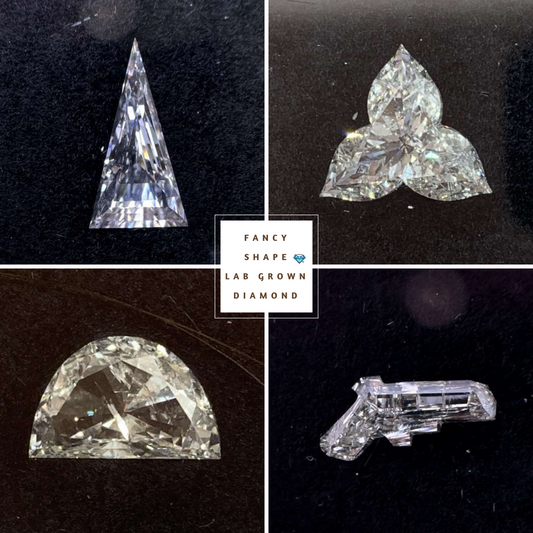 Antique Gun Fancy Shape Loose Lab Grown Diamond  customdiamjewel   