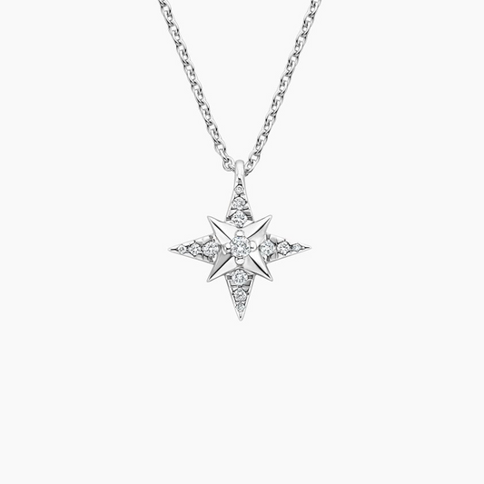 1/8 CTW Lab Grown Diamond Luxe North Star Pendant