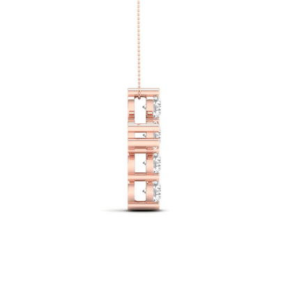 1 CTW Lab Grown Diamond Cross Pendant
