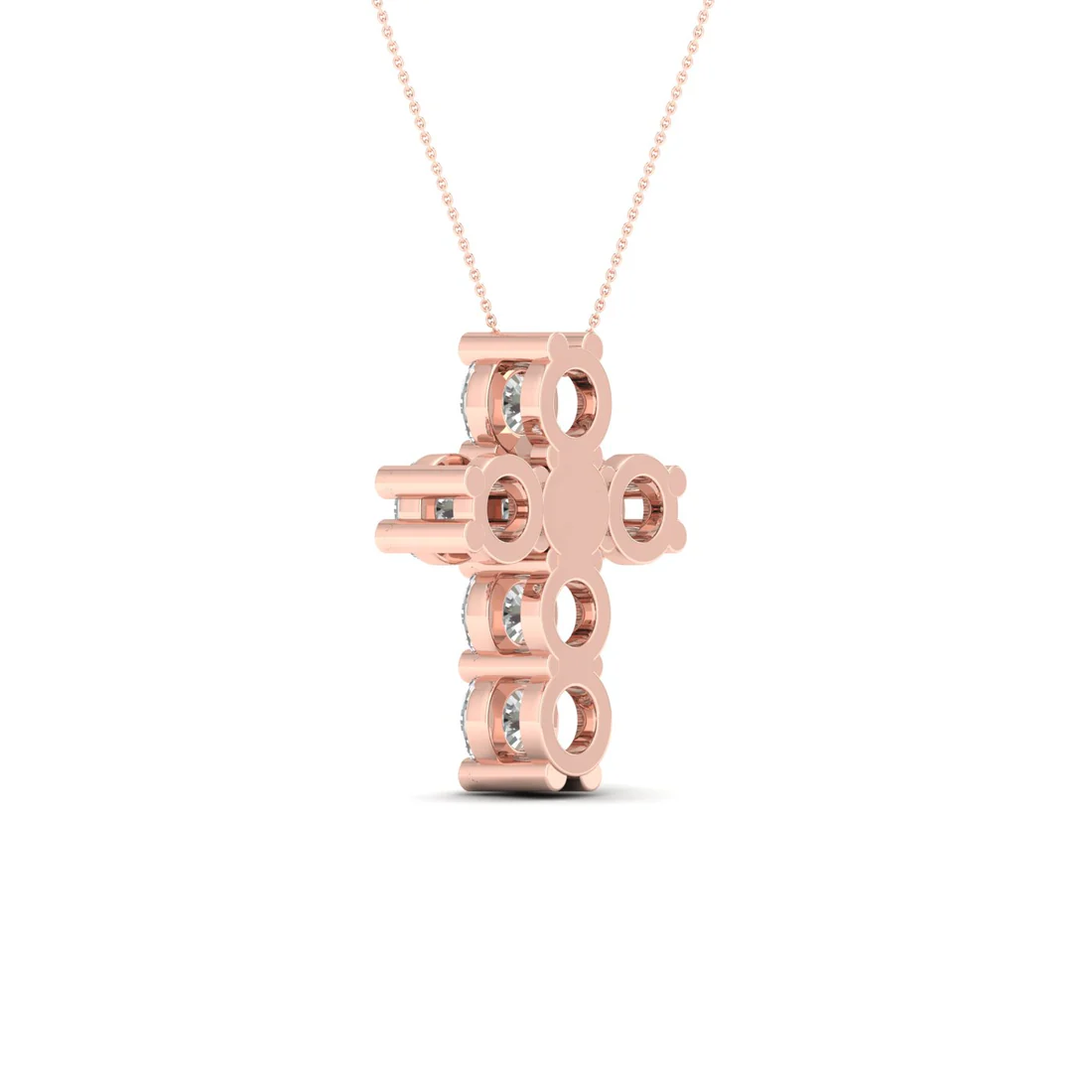 1 CTW Lab Grown Diamond Cross Pendant