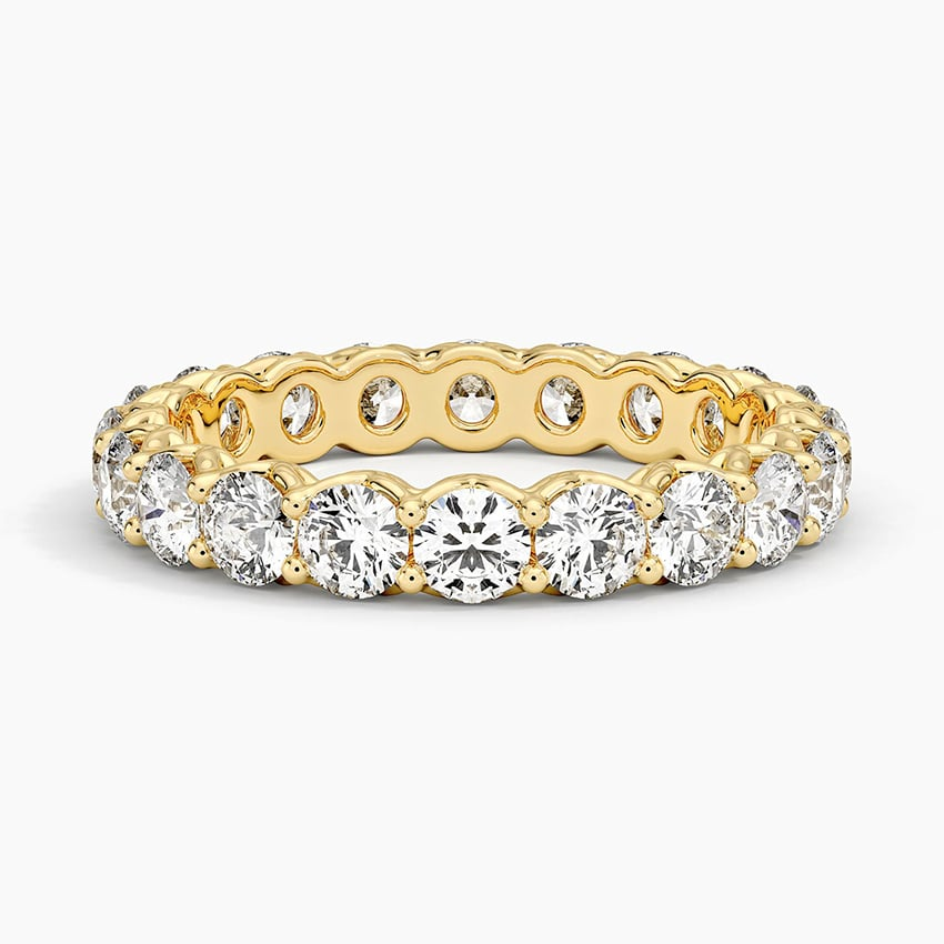 2.21CTW 14K Yellow Gold Lab Grown Diamond Wedding Band