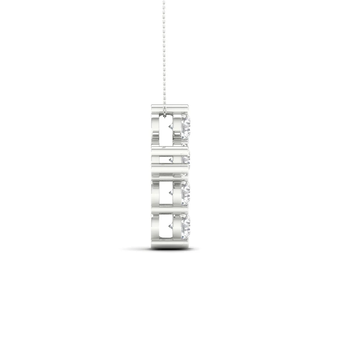 1 CTW Lab Grown Diamond Cross Pendant