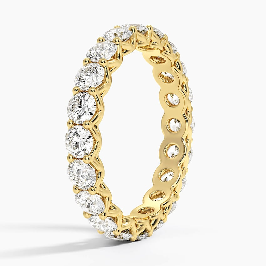 2.21CTW 14K Yellow Gold Lab Grown Diamond Wedding Band