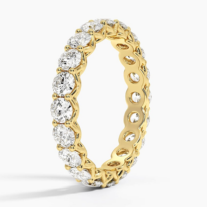 2.21CTW 14K Yellow Gold Lab Grown Diamond Wedding Band