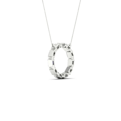 0.25 CTW Lab Grown Diamond Baguette Cut Pendant