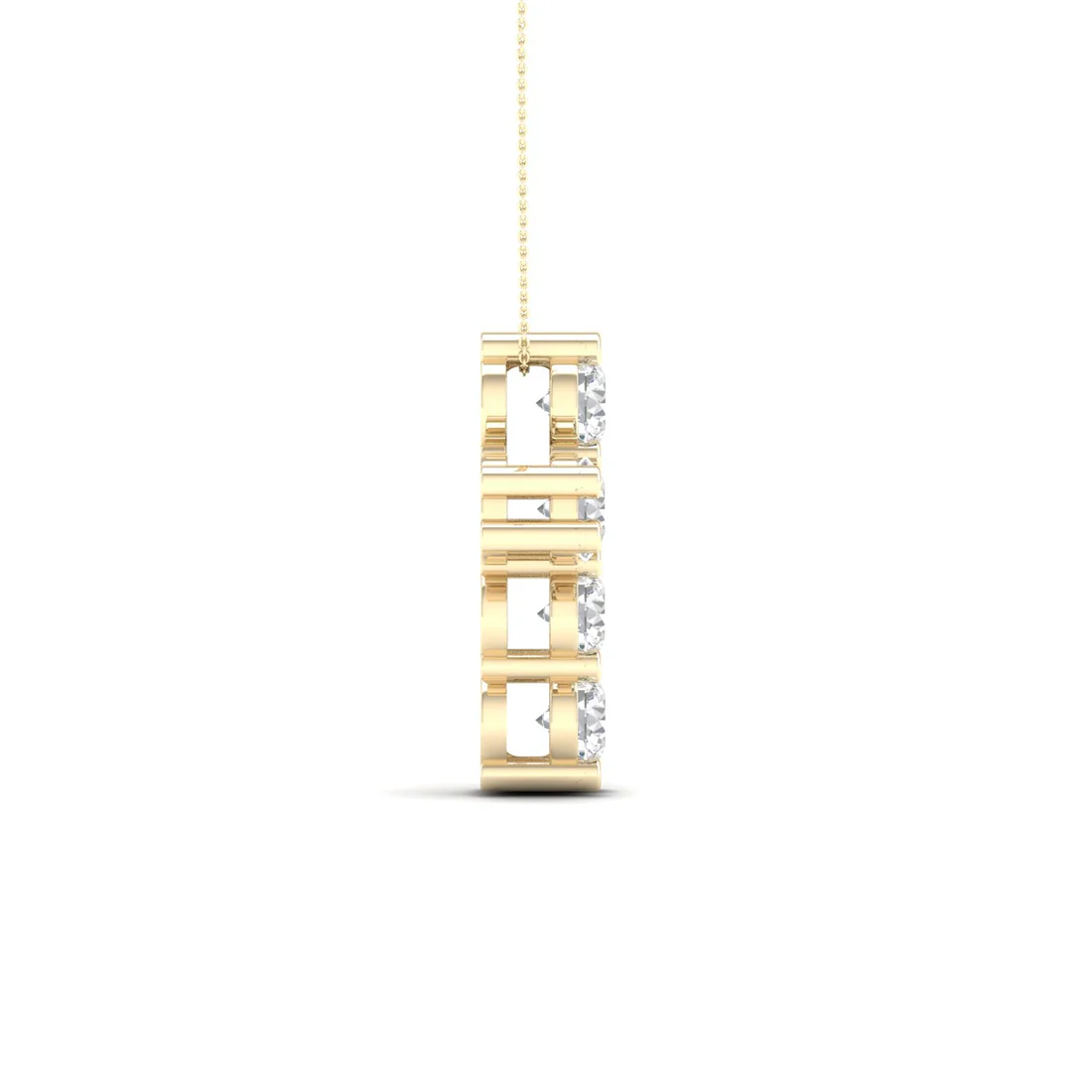 1 CTW Lab Grown Diamond Cross Pendant