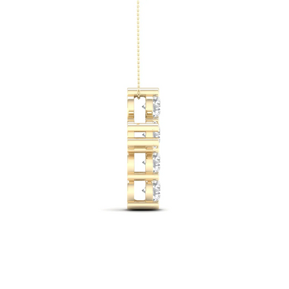 1 CTW Lab Grown Diamond Cross Pendant