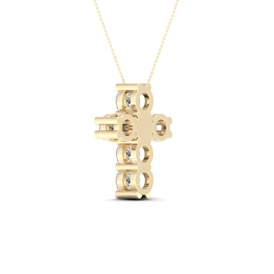 1 CTW Lab Grown Diamond Cross Pendant